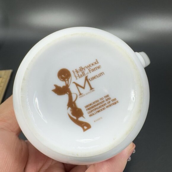 Vintage Hollywood Hall of Fame Museum Porcelain Coffee Mug Cup Gary Cooper VTG - Picture 9 of 12